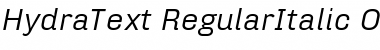 Download HydraText-RegularItalic Regular Font
