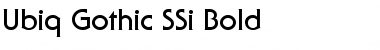 Download Ubiq Gothic SSi Bold Font
