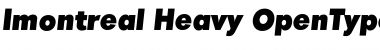 Download Imontreal Heavy Font