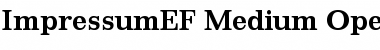 Download ImpressumEF Medium Font