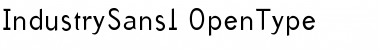Download IndustrySans1 Font