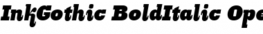 Download Ink Gothic Font