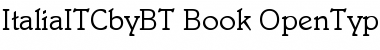 Download ITC Italia Font