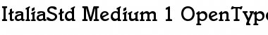 Download Italia Std Font