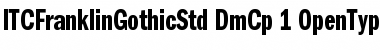 Download ITC Franklin Gothic Std Demi Compressed Font