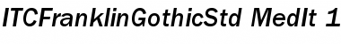 Download ITC Franklin Gothic Std Font