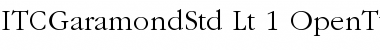 Download ITC Garamond Std Font