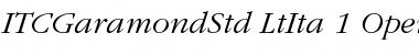 Download ITC Garamond Std Font