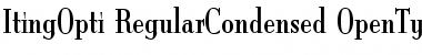 Download ItingOpti Font