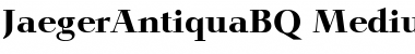Download Jaeger-Antiqua BQ Regular Font