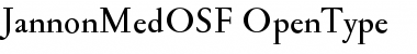 Download Jannon Med OSF Regular Font