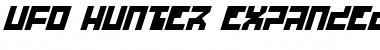 Download UFO Hunter Expanded Italic Expanded Italic Font