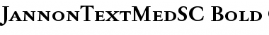 Download Jannon Text Med SC Font