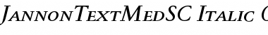 Download Jannon Text Med SC Font