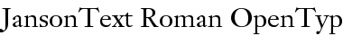 Download JansonText Font