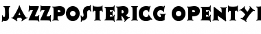 Download JazzPosterICG Font