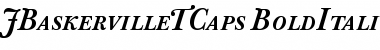 Download J Baskerville T Caps Bold Italic Font