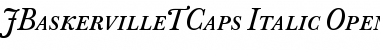 Download J Baskerville T Caps Italic Font
