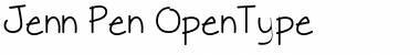 Download Jenn Pen Regular Font