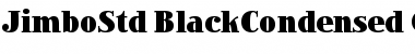 Download Jimbo Std Black Condensed Font