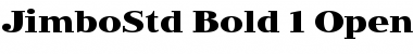 Download Jimbo Std Bold Font