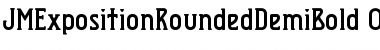 Download JMExpositionRoundedDemiBold Regular Font