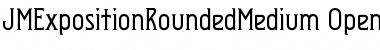 Download JMExpositionRoundedMedium Regular Font
