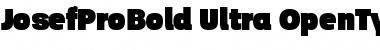Download Josef Pro Bold Ultra Font
