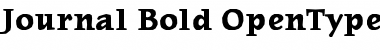 Download Journal Bold Font