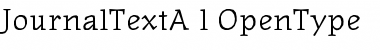 Download JournalText A Font