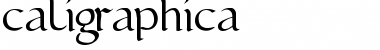 Download caligraphica Regular Font