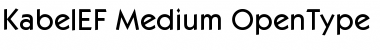 Download KabelEF-Medium Regular Font
