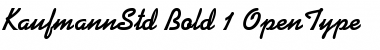 Download Kaufmann Std Font
