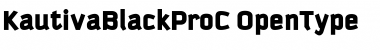 Download KautivaBlackProC Regular Font