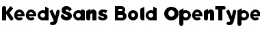 Download KeedySans Bold Font