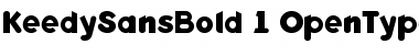 Download KeedySansBold Regular Font