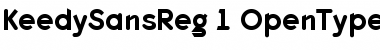 Download KeedySansReg Regular Font