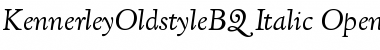 Download Kennerley Old Style BQ Regular Font
