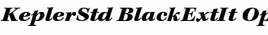 Download Kepler Std Black Extended Italic Font