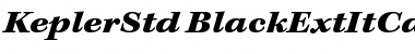 Download Kepler Std Black Extended Italic Caption Font
