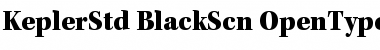 Download Kepler Std Black Semicondensed Font