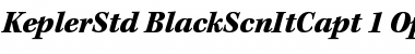 Download Kepler Std Black Semicondensed Italic Caption Font