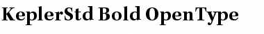 Download Kepler Std Bold Font
