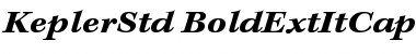 Download Kepler Std Bold Extended Italic Caption Font