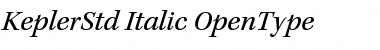 Download Kepler Std Italic Font