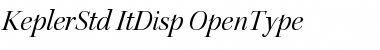 Download Kepler Std Italic Display Font