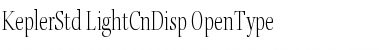 Download Kepler Std Light Condensed Display Font
