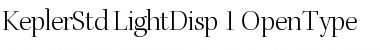 Download Kepler Std Light Display Font