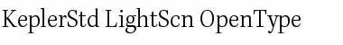 Download Kepler Std Light Semicondensed Font