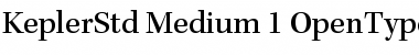 Download Kepler Std Medium Font